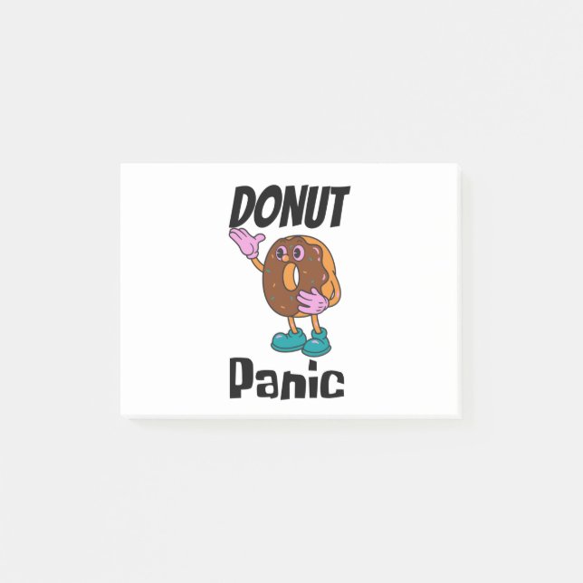 Donut Panik Donut Post-it-Notizen Post-it Klebezettel (Vorderseite)