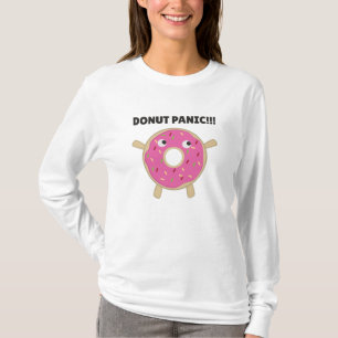 Donut Panik - Funny Puff mit Donuts T-Shirt