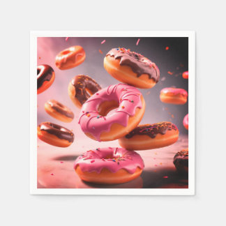 Donut Paper Party Napkins Serviette