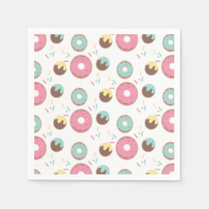 Donut-Party-Baby-Shower-Streusel Serviette