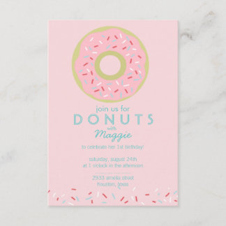 Donut Party Einladung