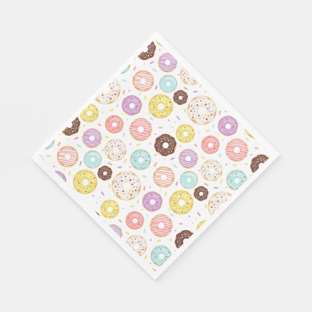 Donut Party Paper Napkins Serviette (Ecke)