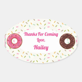 Donut Party Vielen Dank, Sticker