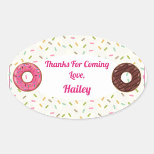 Donut Party Vielen Dank, Sticker