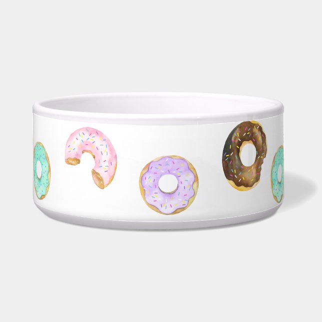Donut Pattern Candy Süßigkeiten Niedlich Girl Donu Napf (Vorderseite)