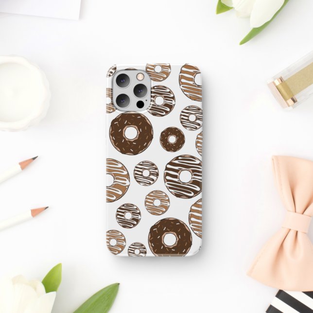 Donut Pattern, Chocolate Donuts, Karamel Donuts Case-Mate iPhone Hülle (Von Creator hochgeladen)