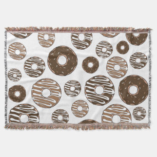 Donut Pattern, Chocolate Donuts, Karamel Donuts Decke