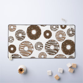 Donut Pattern, Chocolate Donuts, Karamel Donuts Schreibtischunterlage