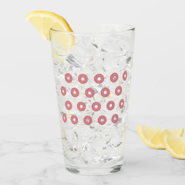 Donut Pattern I Glas (Vorderseite Ice)