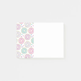 Donut Pattern Niedlich farbenfroh Post-it Klebezettel