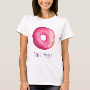 Donut-Pink-Doughnut mit Sprinklen T-Shirt
