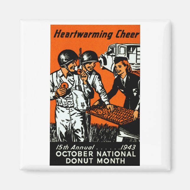 Donut-Poster 1943 Magnet (Vorne)