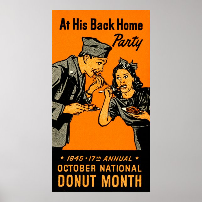 Donut-Poster 1945 Poster (Vorne)