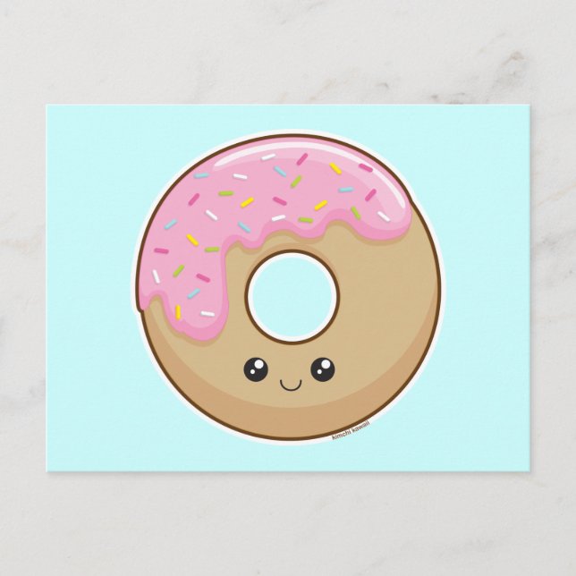 Donut Postkarte (Vorderseite)