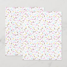 Donut-Regenbogen-Streusel-Scrapbooking-Papier