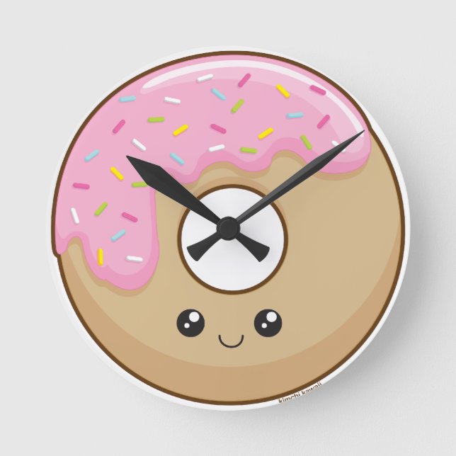 Donut Runde Wanduhr (Vorderseite)
