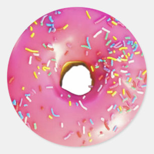 Donut Runder Aufkleber