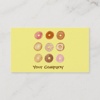 Donut Shop Business Card Visitenkarte