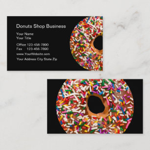 Donut-Shop Geschäftskarten Visitenkarte