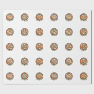 Donut Shop Katze Donut Shop Katze Vintage Vektor A Geschenkpapier
