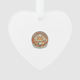 Donut Shop Katze Donut Shop Katze Vintage Vektor A Ornament