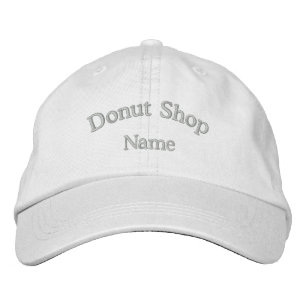 Donut Shop Name bestickter Hut