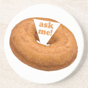 Donut-Spaß-benutzerdefinierter Untersetzer