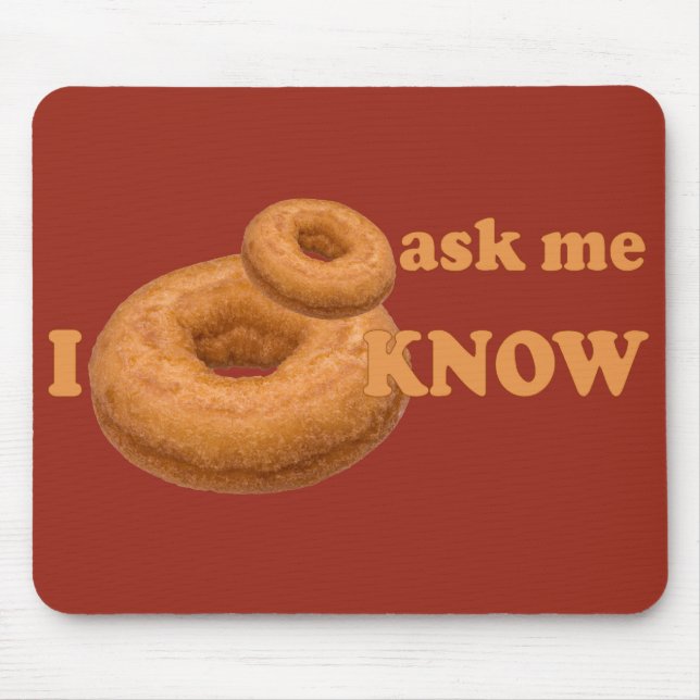Donut Spaß Custom Mousepad (Vorne)