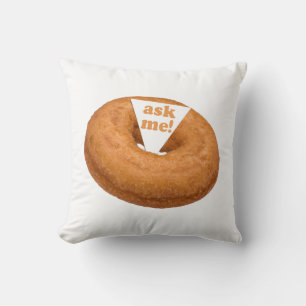 Donut Spaß Zollwerfer Kissen
