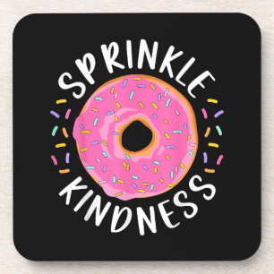 Donut Sprinkle Kindness Funny Girls - Frauen Dough Getränkeuntersetzer