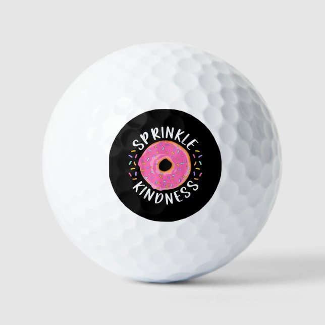 Donut Sprinkle Kindness Funny Girls - Frauen Dough Golfball (Vorderseite)