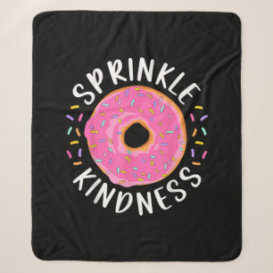 Donut Sprinkle Kindness Funny Girls - Frauen Dough Sherpadecke