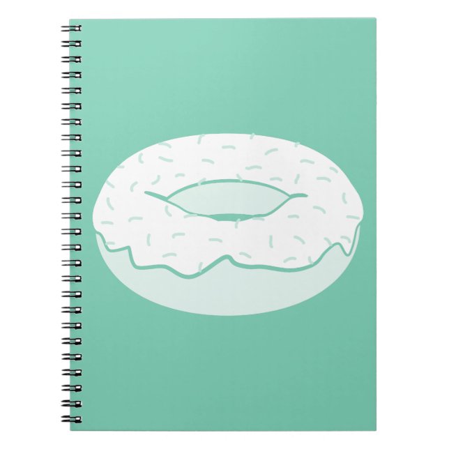 Donut-Sprinkles Notizblock (Vorderseite)