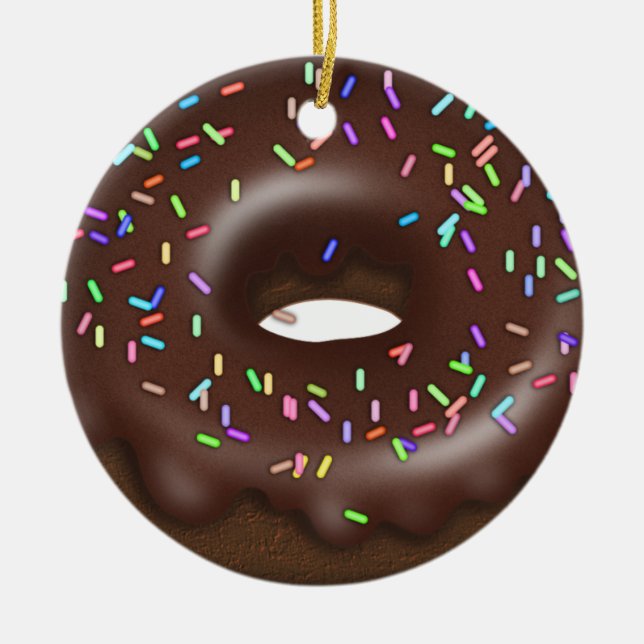 Donut - SRF Keramik Ornament (Vorne)