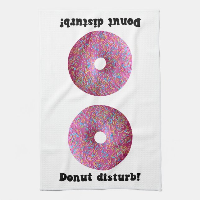 Donut-Störung Geschirrtuch (Vertikal)