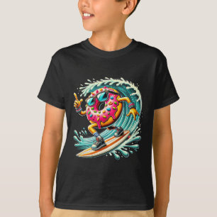 Donut-Surfing-Surfer-Donut-Liebhaber-Surfboarder T-Shirt