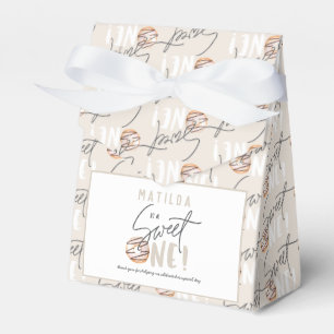 Donut süß ein 1. Geburtstags-Party Geschenkschachtel