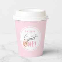 Donut süß ein 1. Geburtstags-Party