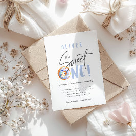 Donut Sweet 1. Geburtstagsfeier Party Einladung