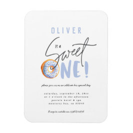 Donut Sweet 1. Geburtstagsfeier Party Einladung Magnet