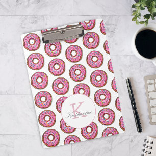 Donut Sweet Girl Sprinkles Pattern Individuelle Na Klemmbrett