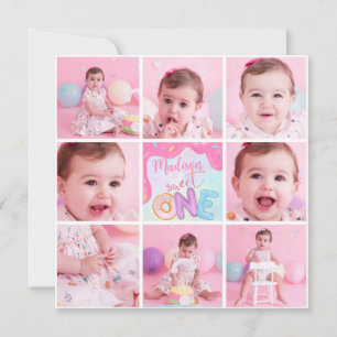 Donut Sweet One Einladung