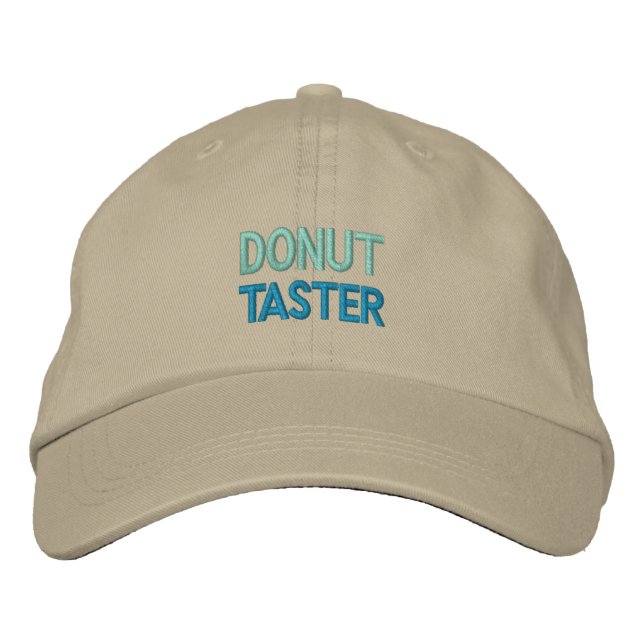 DONUT TASTER BESTICKTE BASEBALLKAPPE (Vorderseite)