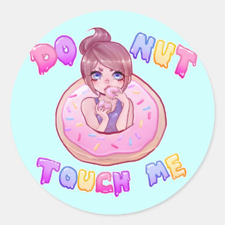 DONUT Touch Me Aufkleber
