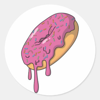 Donut Tropfen Sticker