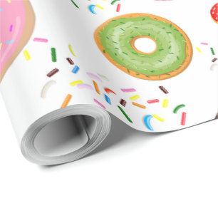 Donut und Cupcakes Geschenkpapier