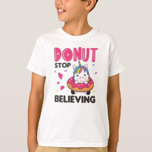 Donut Unicorn Pub Colorful Unicorns Donuts T-Shirt