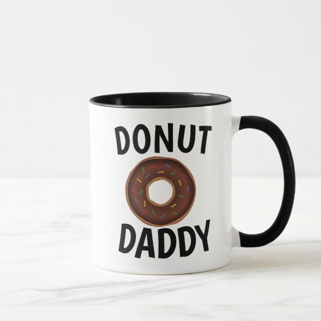DONUT VATER DADDY Kaffeemübel Tasse (Rechts)