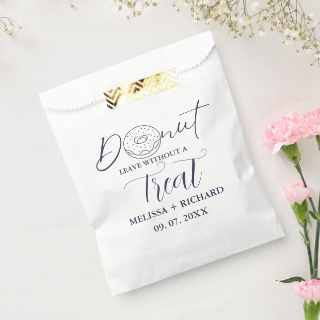Donut verlass ohne Leckerei Hochzeitsdonut Geschenktütchen (Versiegelt)