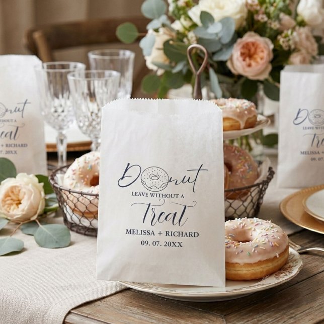 Donut verlass ohne Leckerei Hochzeitsdonut Geschenktütchen (Von Creator hochgeladen)